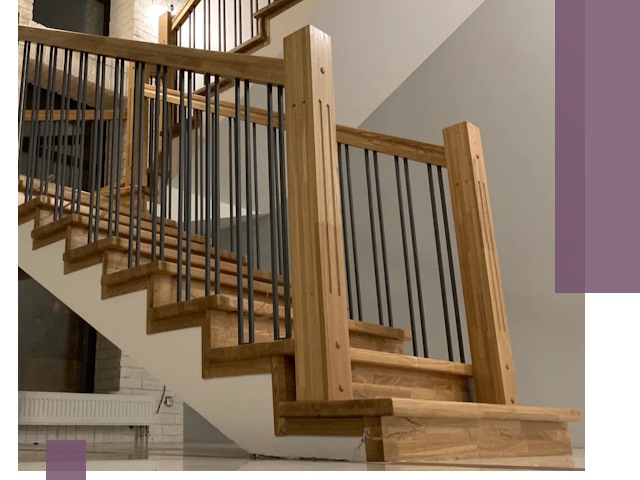 Реставрация деревянных и металлических лестниц в Мариинске