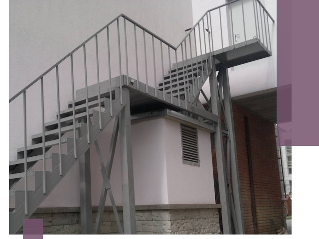 Монтаж пожарных лестниц под ключ в Мариинске с гарантией качества