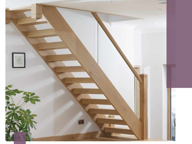 Изготовление деревянных лестниц под ключ в Мариинске для дома