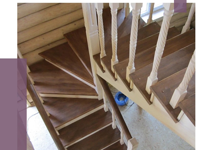 Реставрация деревянных лестниц в Мариинске от 4283 руб.