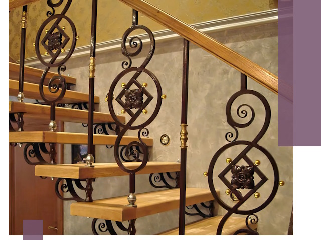 Изготовление кованых лестниц под ключ в Мариинске