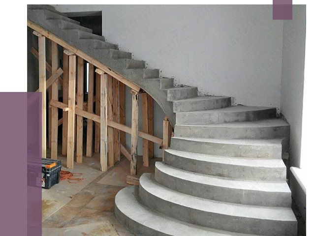 Изготовление бетонных лестниц под ключ в Мариинске от 19886 руб. | ПРОЛЁТ-Мрн