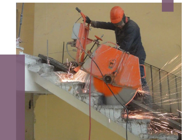 Демонтаж бетонных лестниц в Мариинске от 4589 руб. за м2 | ПРОЛЁТ-Мрн