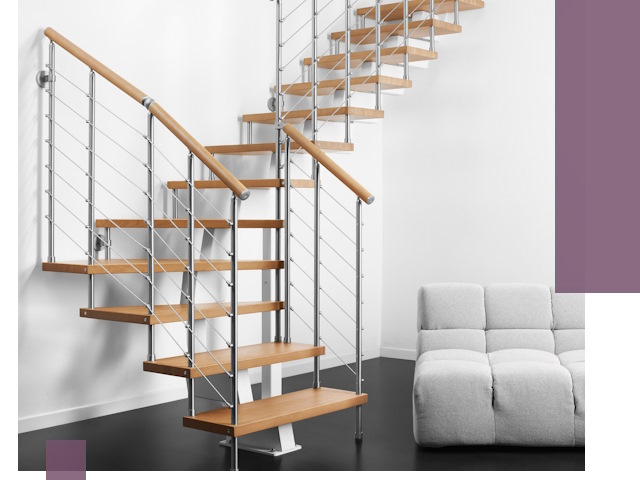 Модульные лестницы под ключ в Мариинске — монтаж и изготовление