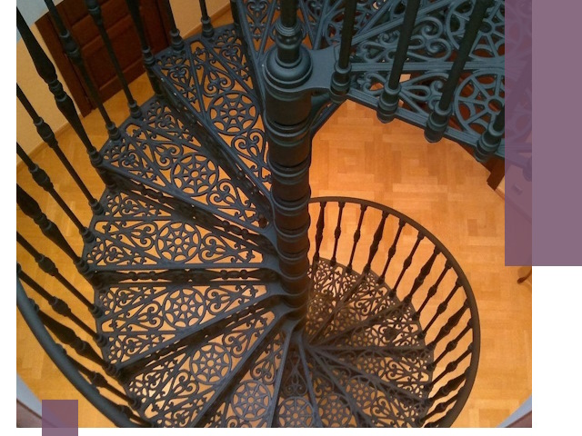 Винтовые лестницы под ключ в Мариинске: производство и монтаж