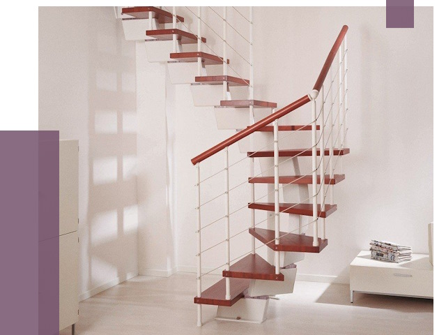 Изготовление лестниц на больцах в Мариинске от 9688 руб. | ПРОЛЁТ-Мрн