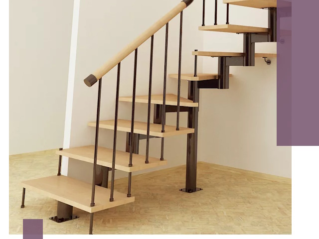 Монтаж лестниц на больцах в Мариинске — быстро и надежно