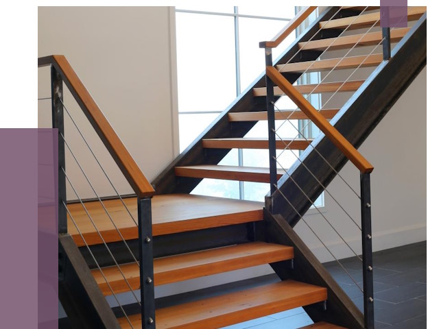 Изготовление лестниц на металлокаркасе в Мариинске от 18866 руб. | ПРОЛЁТ-Мрн