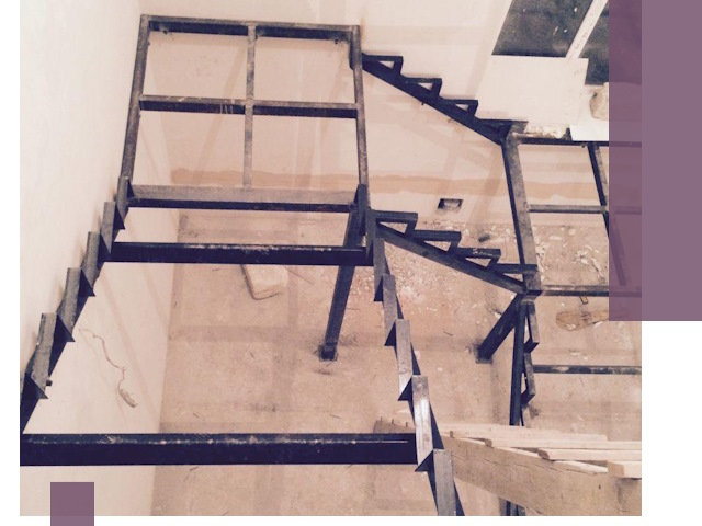 Монтаж лестниц на металлокаркасе в Мариинске быстро и качественно