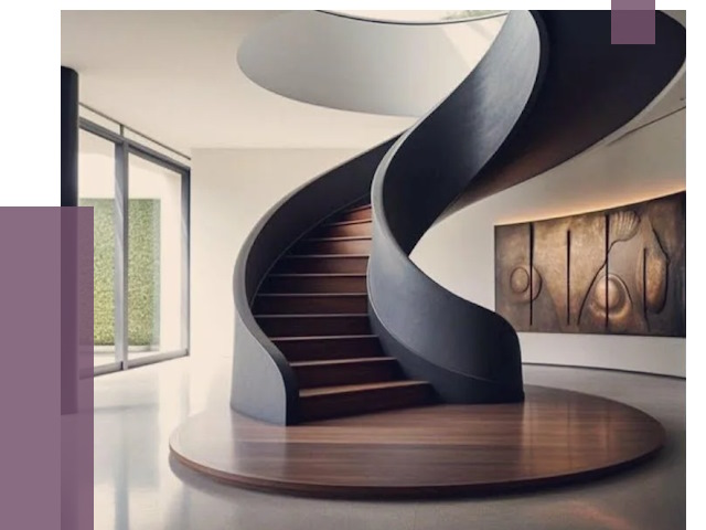 Элитные лестницы под заказ в Мариинске от 188663 руб. — ПРОЛЁТ-Мрн