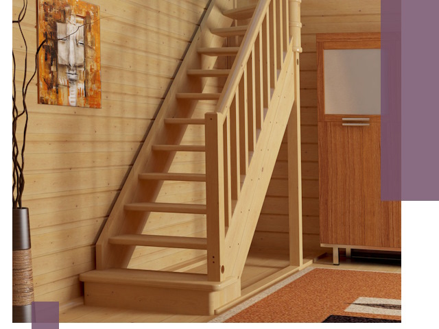 Лестницы эконом класса под ключ в Мариинске — недорого и быстро