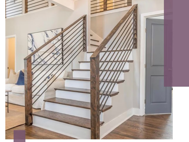 Лестницы для коттеджа под ключ в Мариинске — изготовление и монтаж