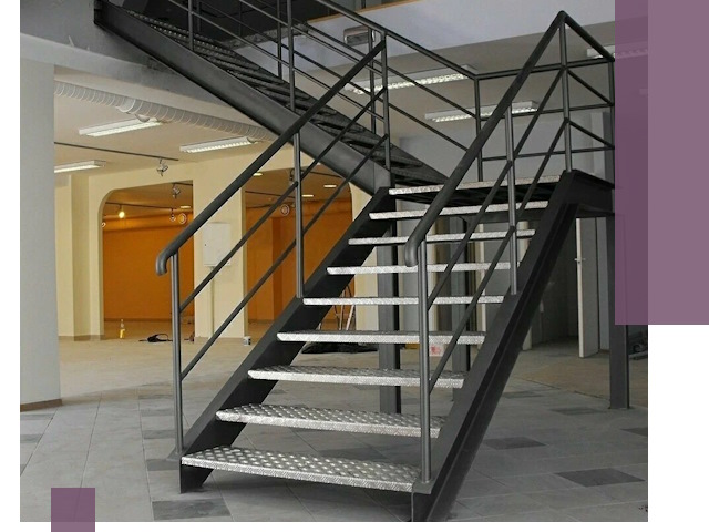 Лестницы для офиса в Мариинске: изготовление, монтаж, демонтаж