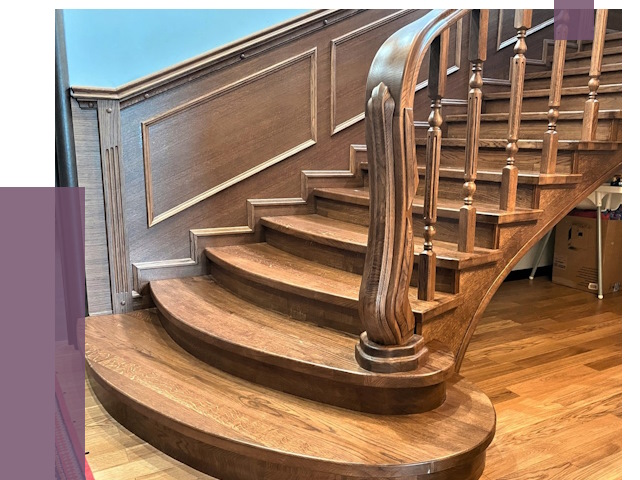 Дубовые лестницы под ключ в Мариинске от 175916 руб. — ПРОЛЁТ-Мрн