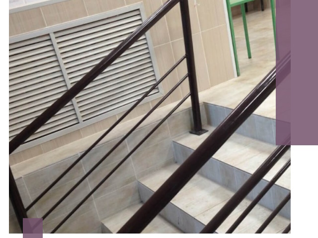 Изготовление перил из металла под ключ в Мариинске