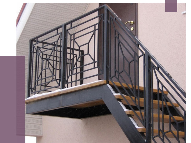 Металлические перила в Мариинске от 4283 руб.  | ПРОЛЁТ-Мрн