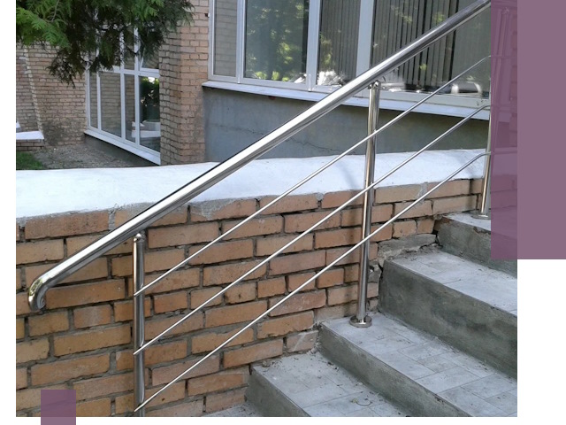 Перила из нержавеющей стали высокого качества в Мариинске