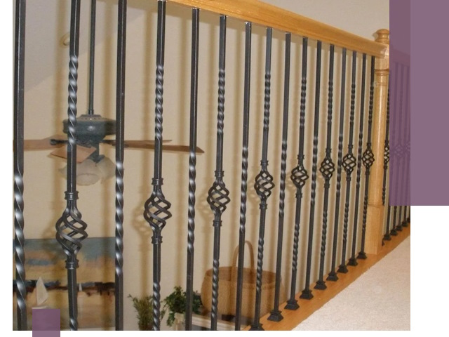 Изготовление и монтаж кованных перил в Мариинске под ключ