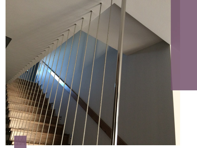 Тросовые перила под ключ в Мариинске — производство и монтаж