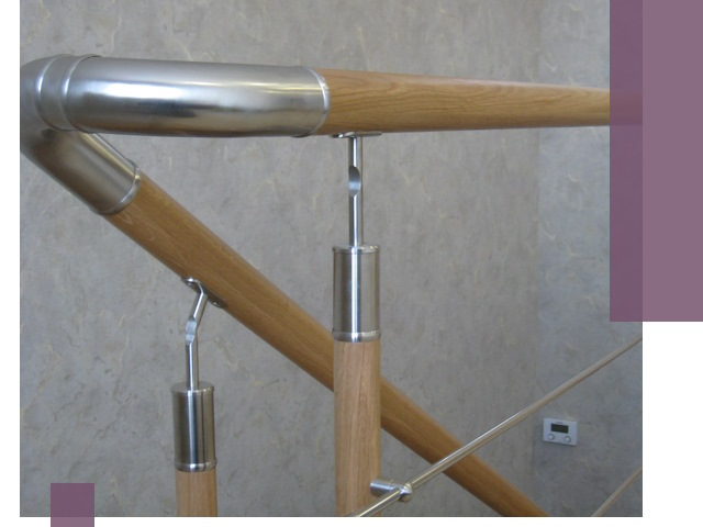 Комбинированные перила на заказ в Мариинске — монтаж и производство