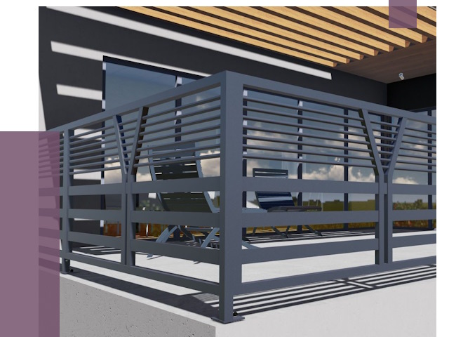 Изготовление балконных ограждений в Мариинске от 10708 руб. | ПРОЛЁТ-Мрн