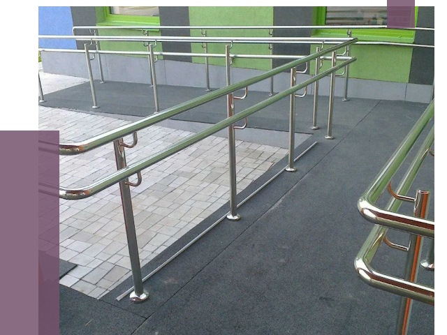 Ограждения пандусов в Мариинске от 4334 руб. монтаж | ПРОЛЁТ-Мрн