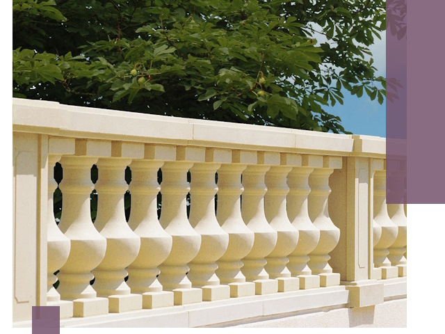 Установка балюстрады в Мариинске: изготовление и монтаж под ключ