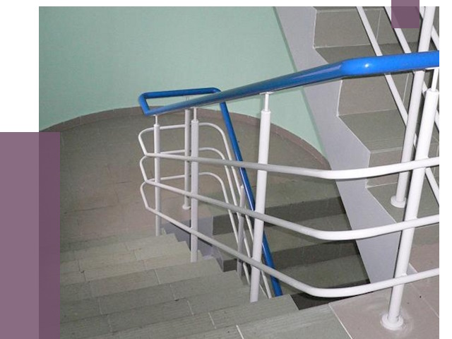 Перила в подъезде в Мариинске — установка и замена от 7394 руб. | ПРОЛЁТ-Мрн