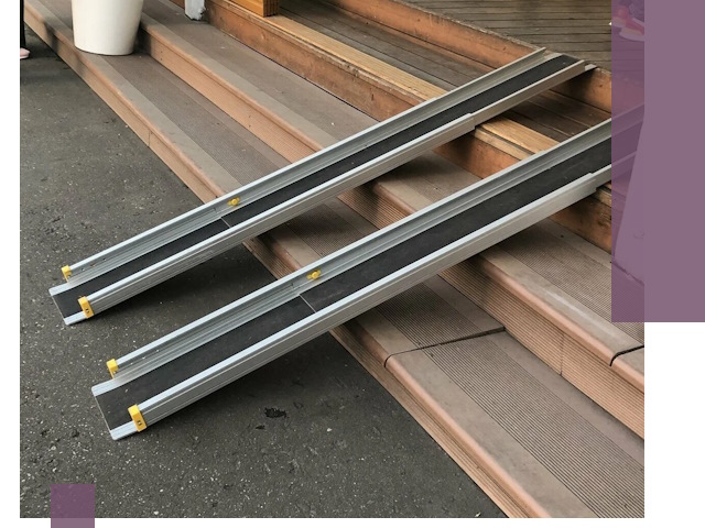 Телескопические пандусы под ключ в Мариинске — изготовление и монтаж