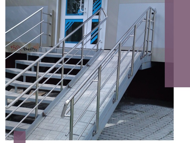 Пандус на крыльцо под ключ в Мариинске: монтаж и изготовление