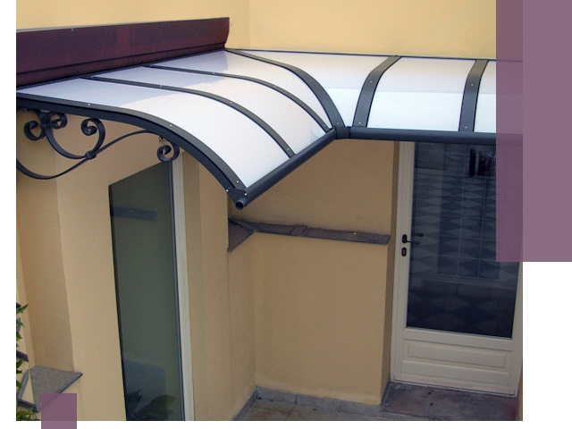 Монтаж козырьков любой сложности в Мариинске под ключ