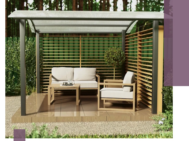 Навесы для дачи в Мариинске: изготовление, монтаж и демонтаж