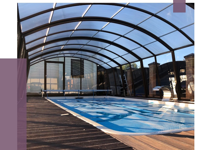 Навесы для бассейна в Мариинске от 16725 руб. под ключ | ПРОЛЁТ-Мрн