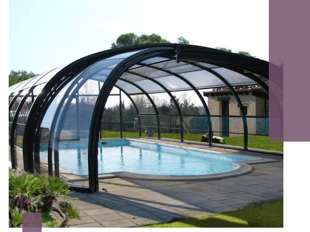 Навесы для бассейна в Мариинске: изготовление и монтаж под ключ