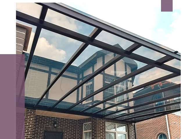 Навесы из поликарбоната в Мариинске от 8587 руб. под ключ — ПРОЛЁТ-Мрн