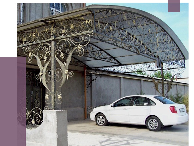 Кованые навесы в Мариинске от 14532 руб. | ПРОЛЁТ-Мрн