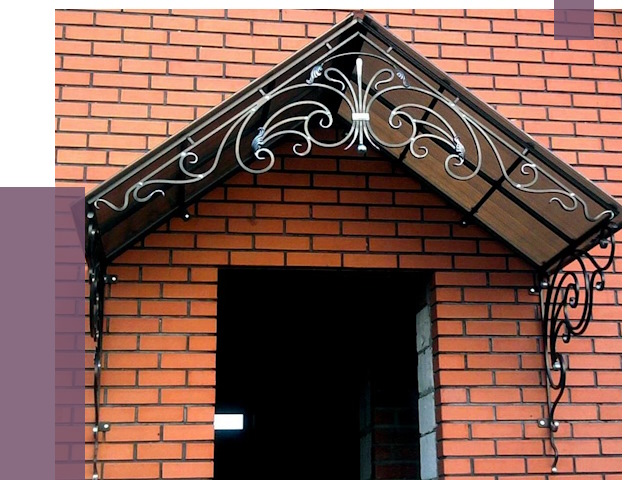 Металлические козырьки в Мариинске от 10657 руб. 