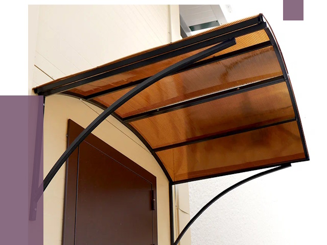 Недорогие козырьки в Мариинске от 7567 руб.  | ПРОЛЁТ-Мрн