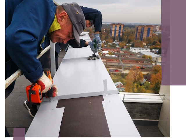 Монтаж парапетов в Мариинске — установка прочных металлических ограждений