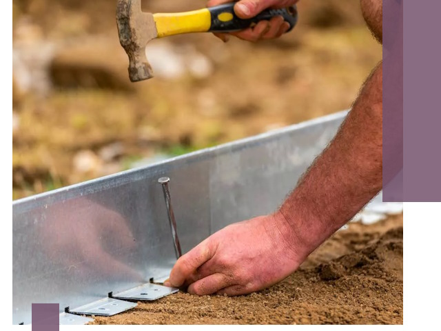 Монтаж металлических бордюров в Мариинске быстро и качественно