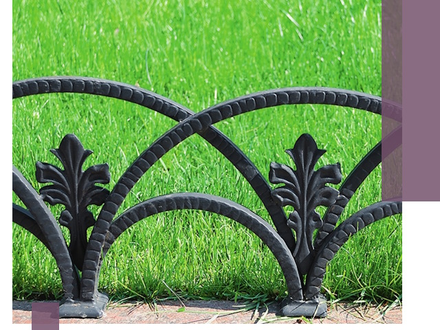 Декоративные металлические бордюры под ключ в Мариинске