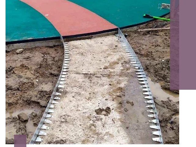 Металлические бордюры для дорожек в Мариинске — монтаж и изготовление