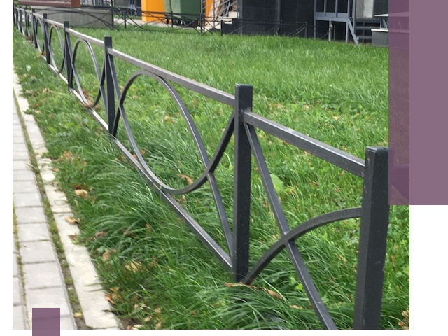 Газонные ограждения из металла в Мариинске — монтаж и продажа