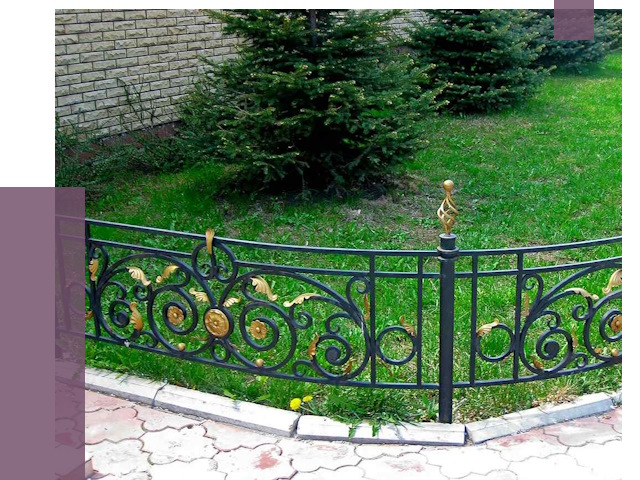 Кованые газонные ограждения в Мариинске от 7598 руб. — ПРОЛЁТ-Мрн