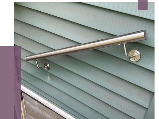 Поручни из нержавеющей стали в Мариинске от 7649 руб.  | ПРОЛЁТ-Мрн